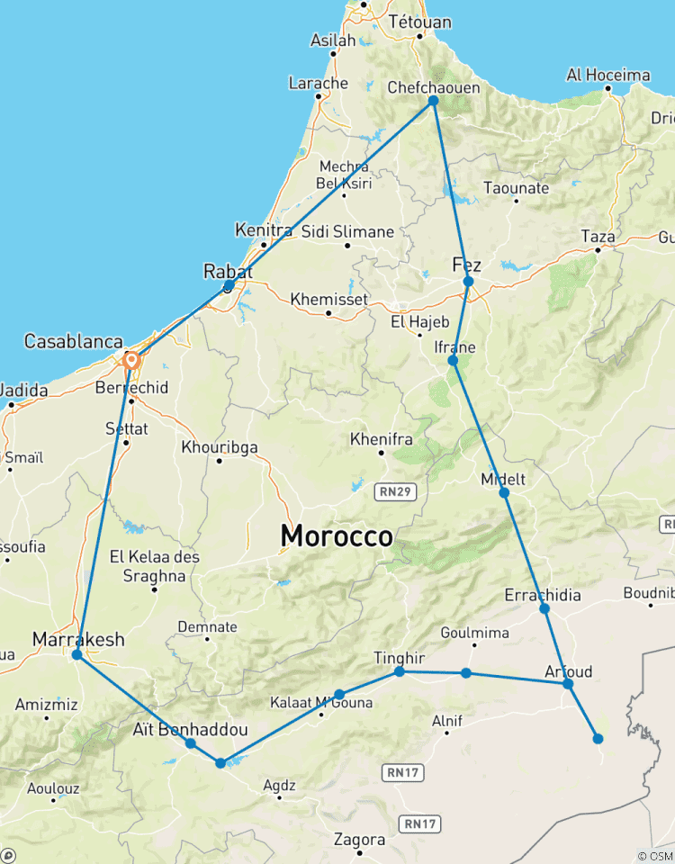 Family / Friends Tour - 9 Days Private Morocco Tour From Casablanca Tour