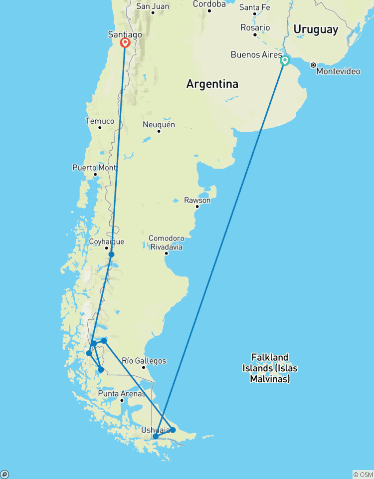 Best of Patagonia: Argentina & Chile 11 Days Tour Tour