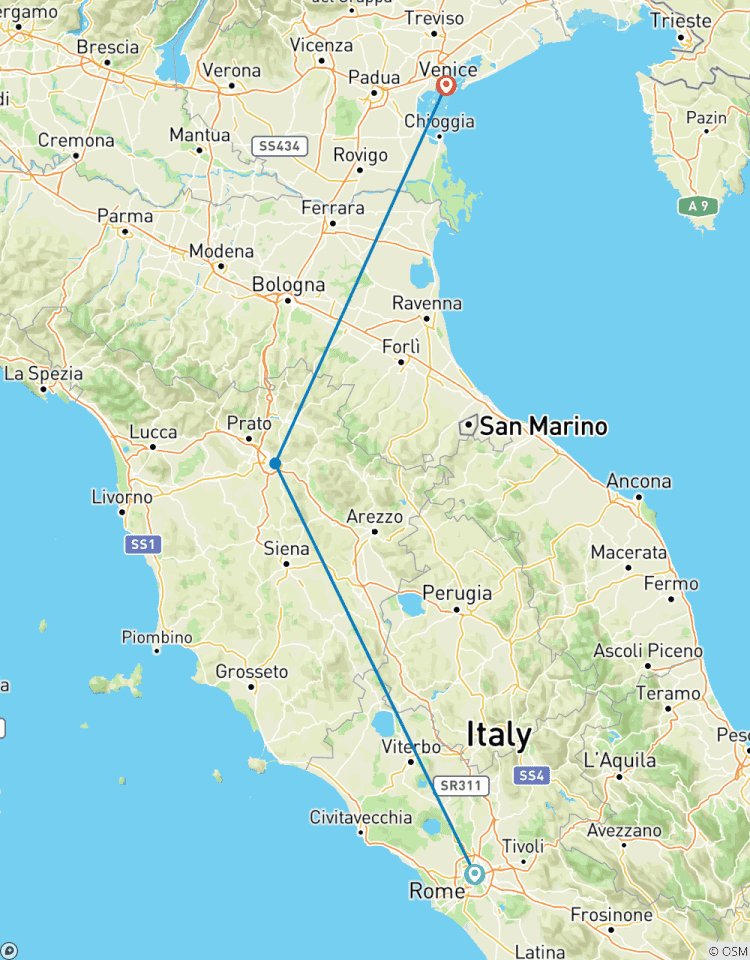 Incroyable Italie 7 jours circuit