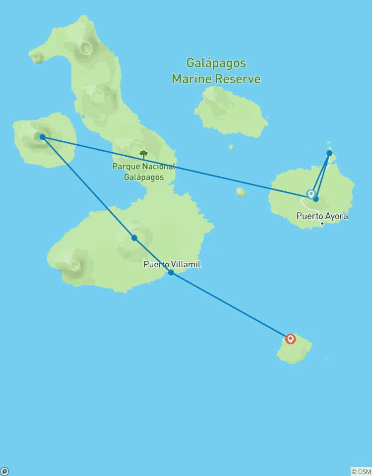 Galapagos Angel - 8 Tage Reiseverlauf B Rundreise
