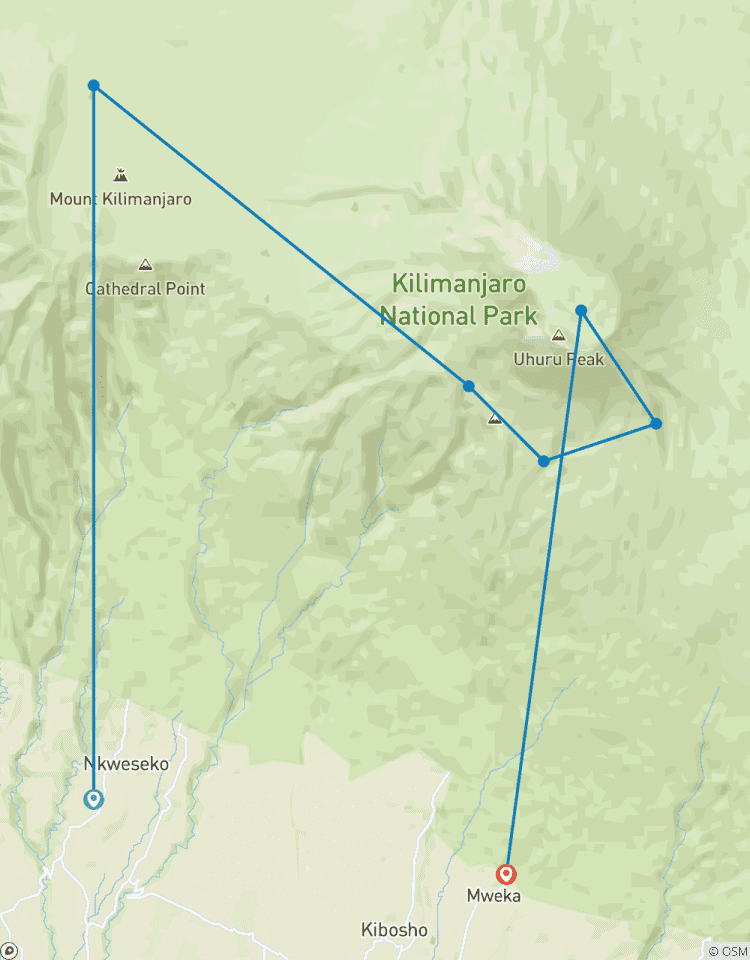Circuito Ruta Machame (7 días)