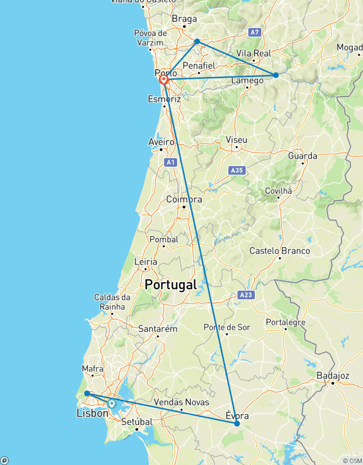 Het beste van Portugal in 11 dagen-rondreis