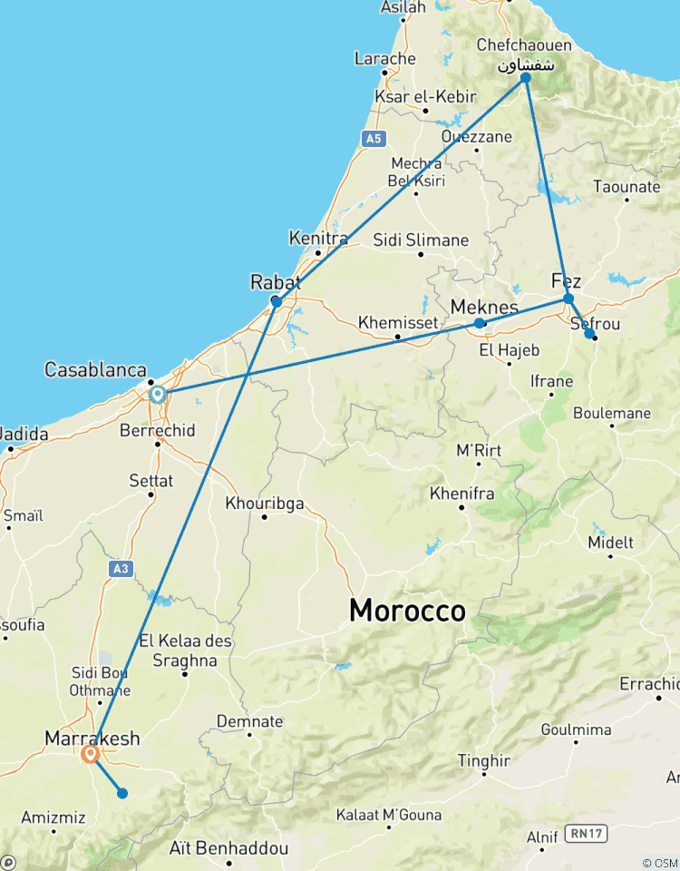 Les points forts du Maroc circuit
