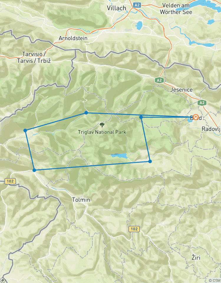 Julische Alpen & Wildes Soča-Tal Rundreise