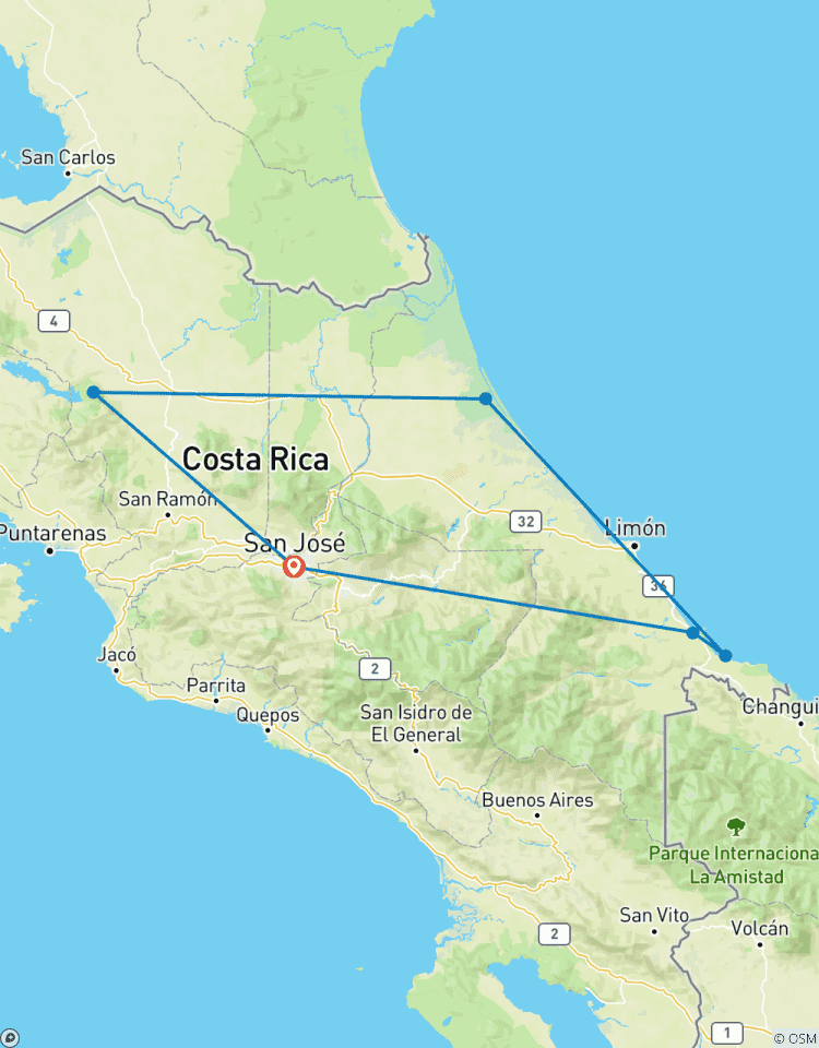 Best of Costa Rica: Nature, Wildlife & Adventure 9 Day Tour Tour