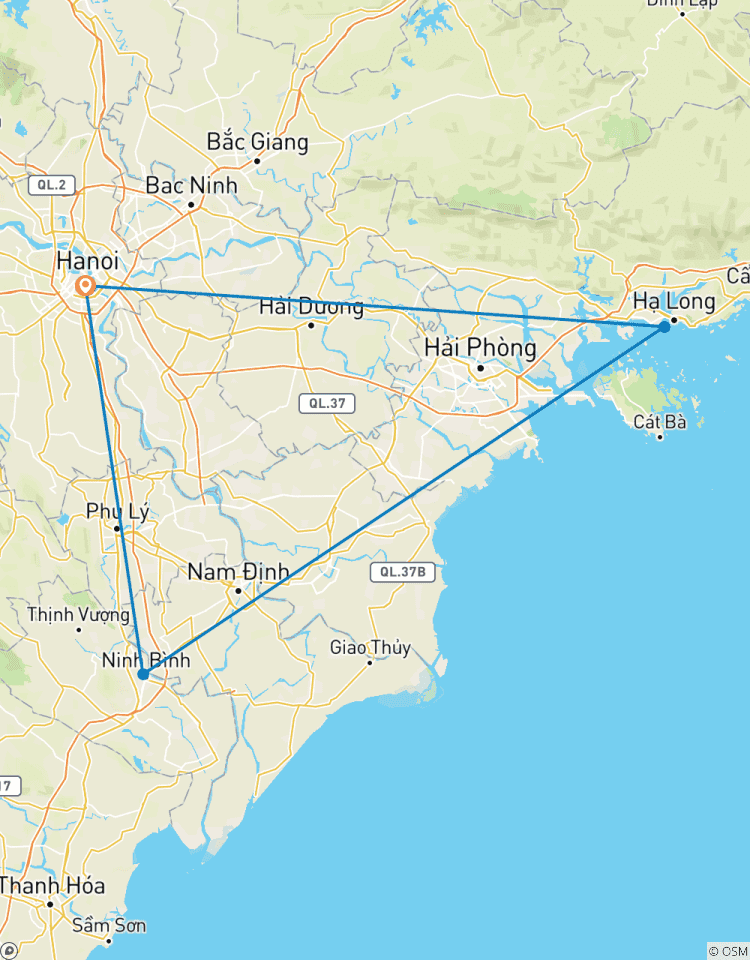 Aventure au nord du Vietnam 5 jours 4 nuits Exploration de Hanoi - Croisière dans la baie d\'Ha Long - Ninh Binh circuit