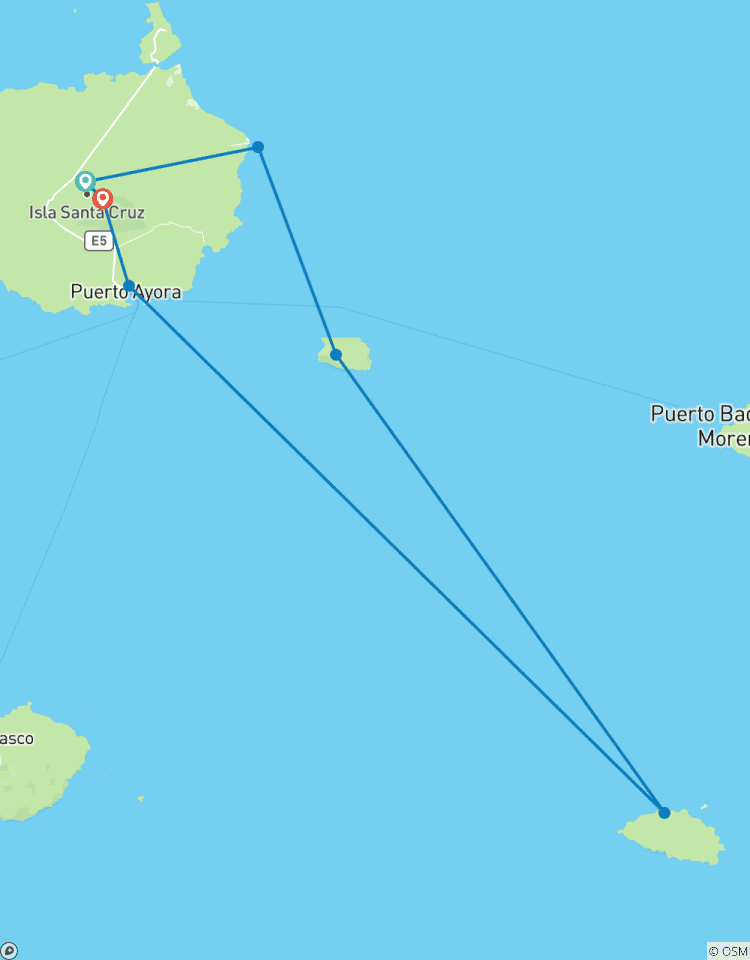 Galapagos Angel - 5 Tage Reiseroute C Rundreise