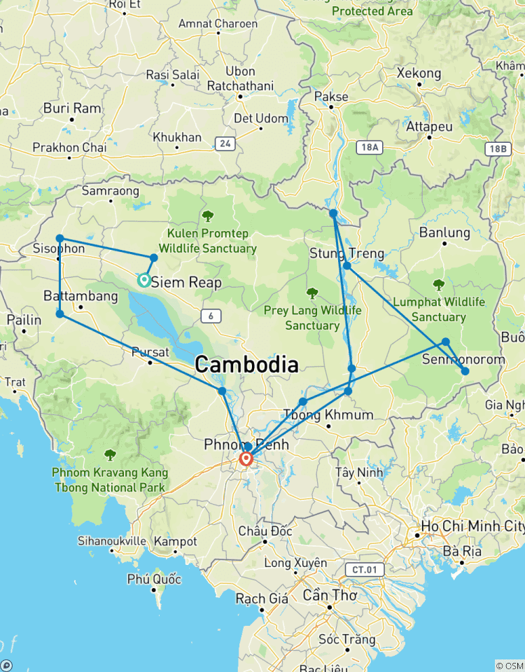 Wahre Kambodscha abenteuer in 15 Tage Rundreise