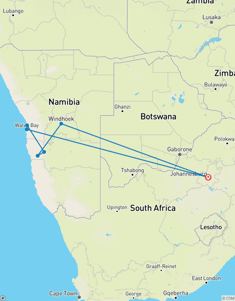 6 Day Namibia Tour from Johannesburg Tour