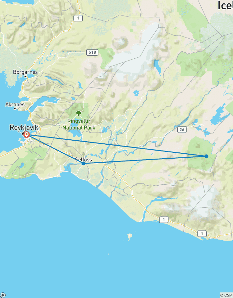 Circuito Aventura de 4 días en la Reserva Natural de Fjallabak