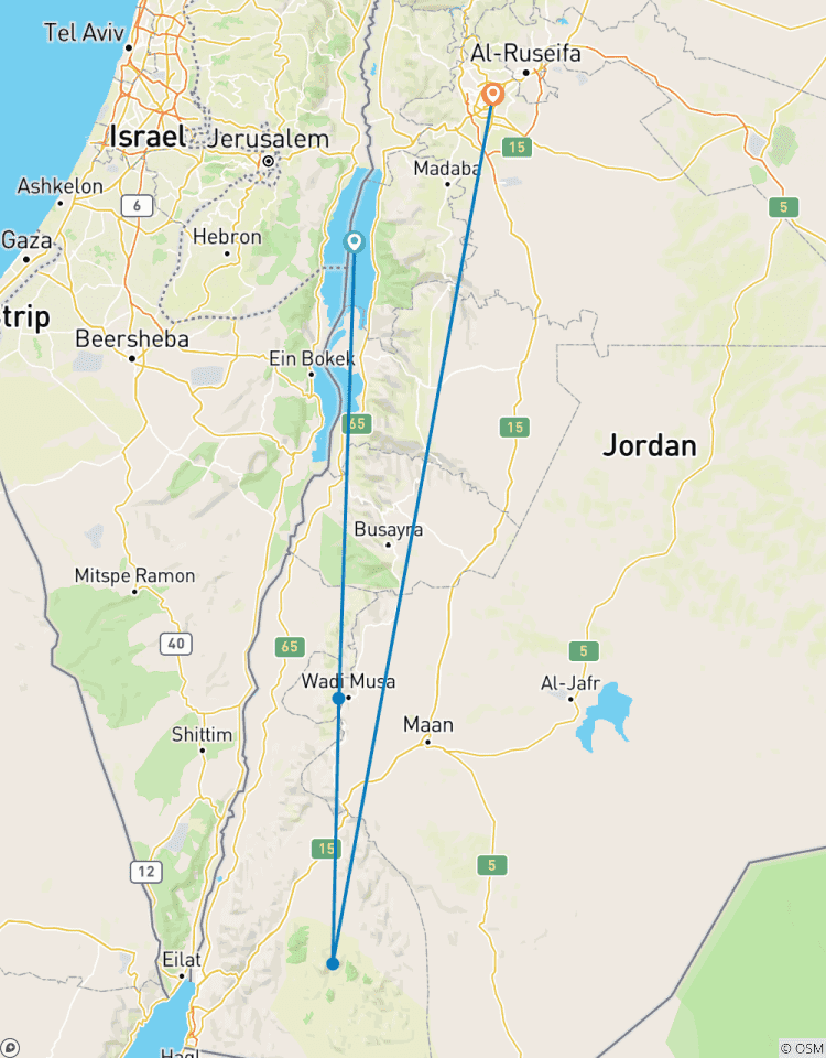 \"Quatre jours en Jordanie : merveilles antiques et beauté naturelle circuit
