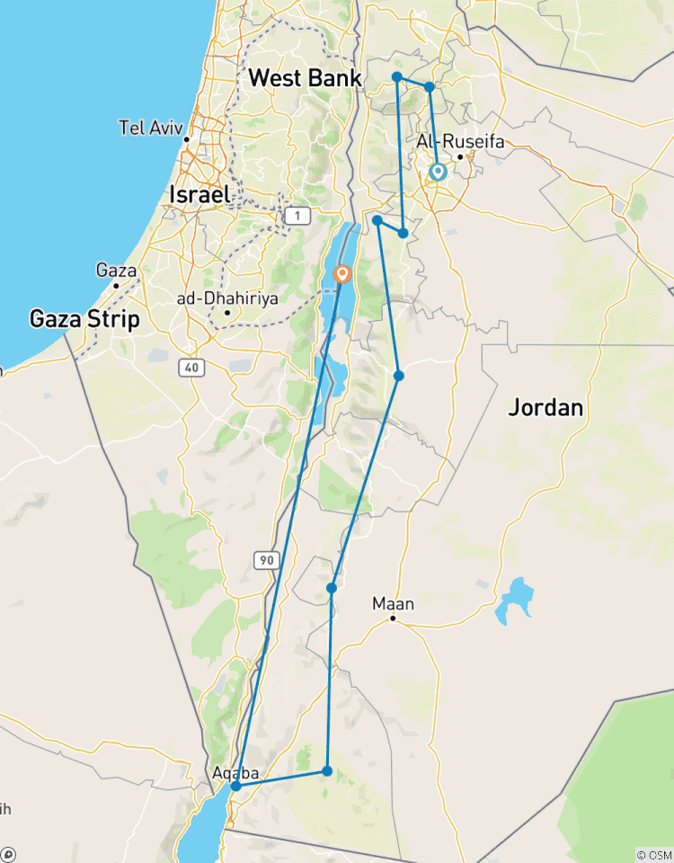 Circuito Maravillas de Jordania: Escapada de 8 días al Patrimonio y al Desierto