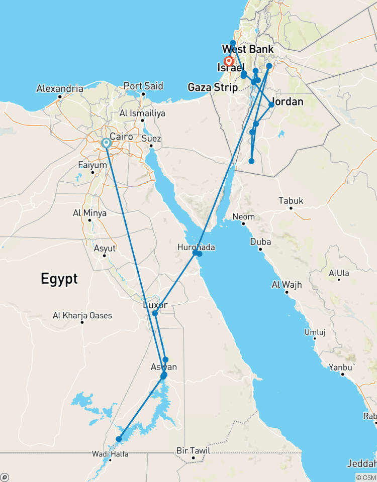 Budget Egypt, Jordan & Israel - 18 days Tour