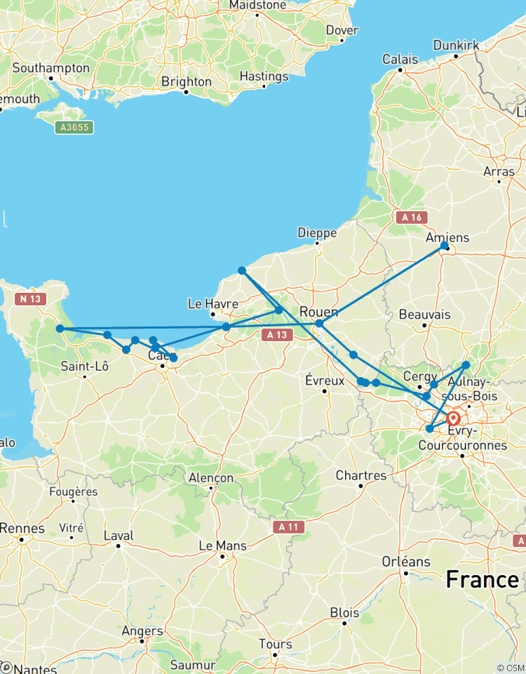 Circuito Normandía y las joyas del Sena con lo más destacado de París 2026