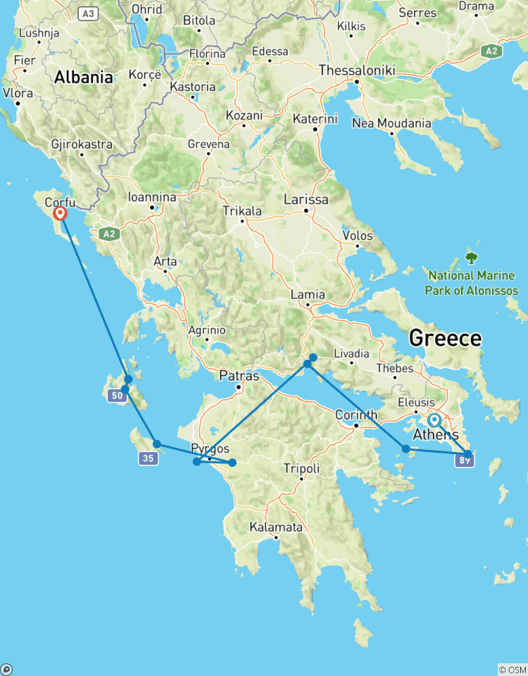 Corinthian Cruise 2026 Tour