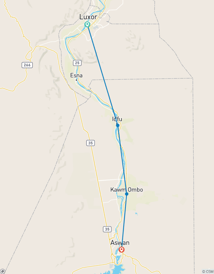 Circuito Crucero Explorador 5 Estrellas por el Nilo Luxor → Asuán (Mejora de vuelo y crucero disponible)