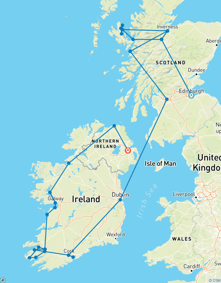 Circuito Lo mejor de Escocia e Irlanda e Irlanda del Norte