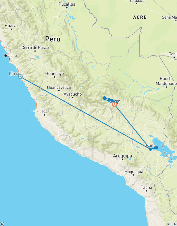 Circuito 8 días en Lima, Puno y Cusco con Machu Picchu