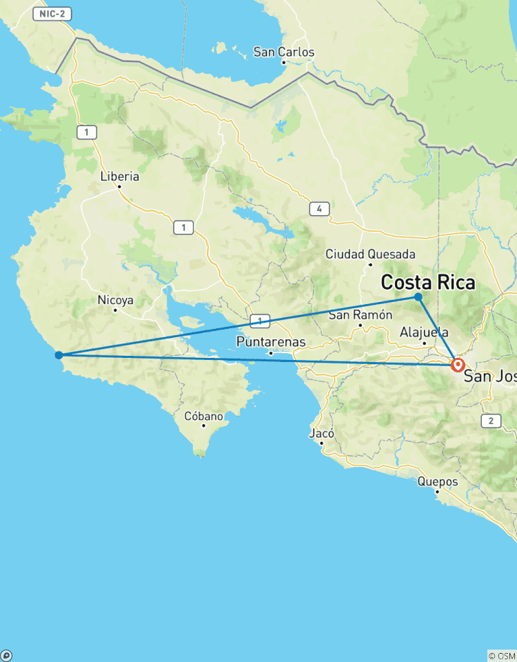 Retraite bien-être et aventure au Costa Rica (8 jours) circuit