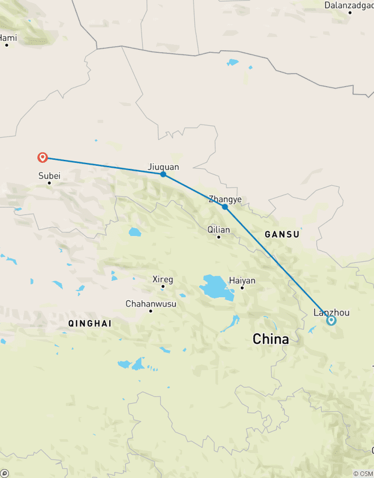 Lanzhou nach Dunhuang Kleingruppenreise 8D: Tief in die Badain Jarhan Wüste Rundreise