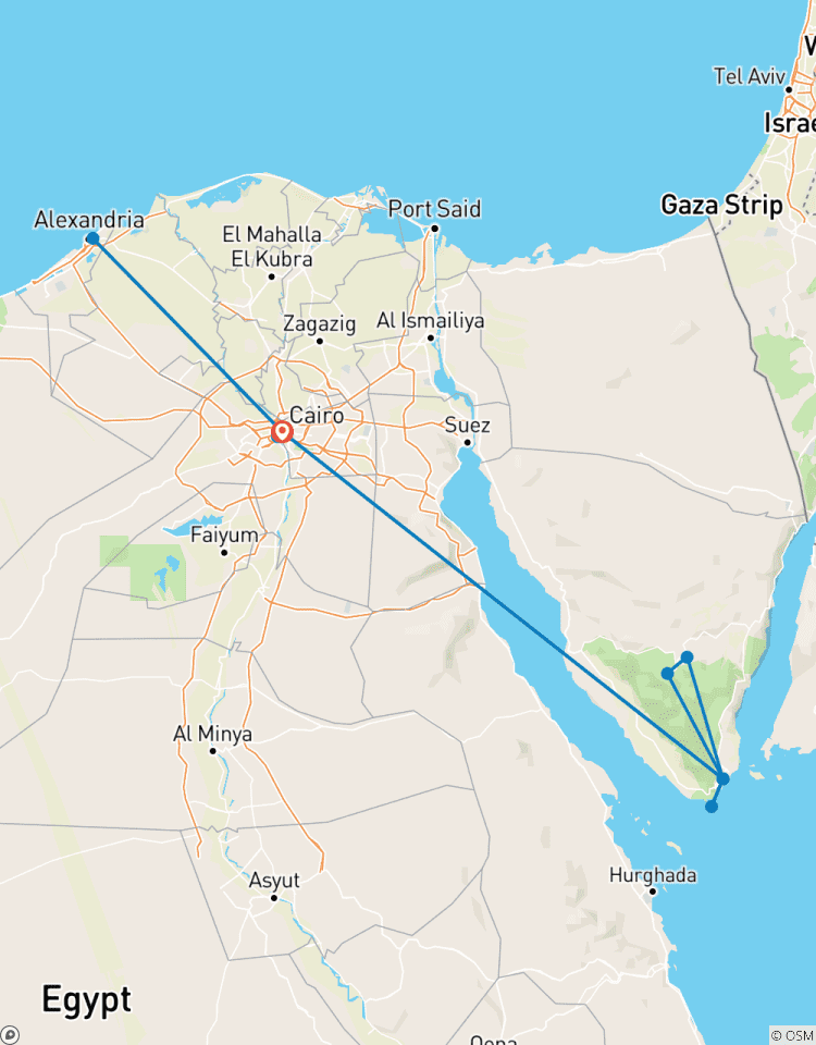 Magisches Ägypten Pyramiden und Rotes Meer Sharm El Sheikh - 8 Tage Rundreise