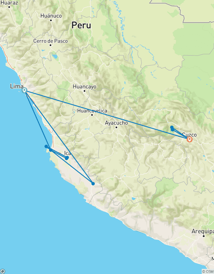 Circuito 8 Días La Aventura Definitiva de Perú: De las dunas del desierto a Machu Picchu