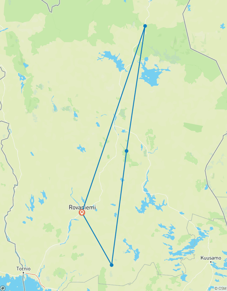 Circuito Magia de Finlandia y Épica de Laponia Aventura Ártica con Auroras Boreales e Iglú de Cristal