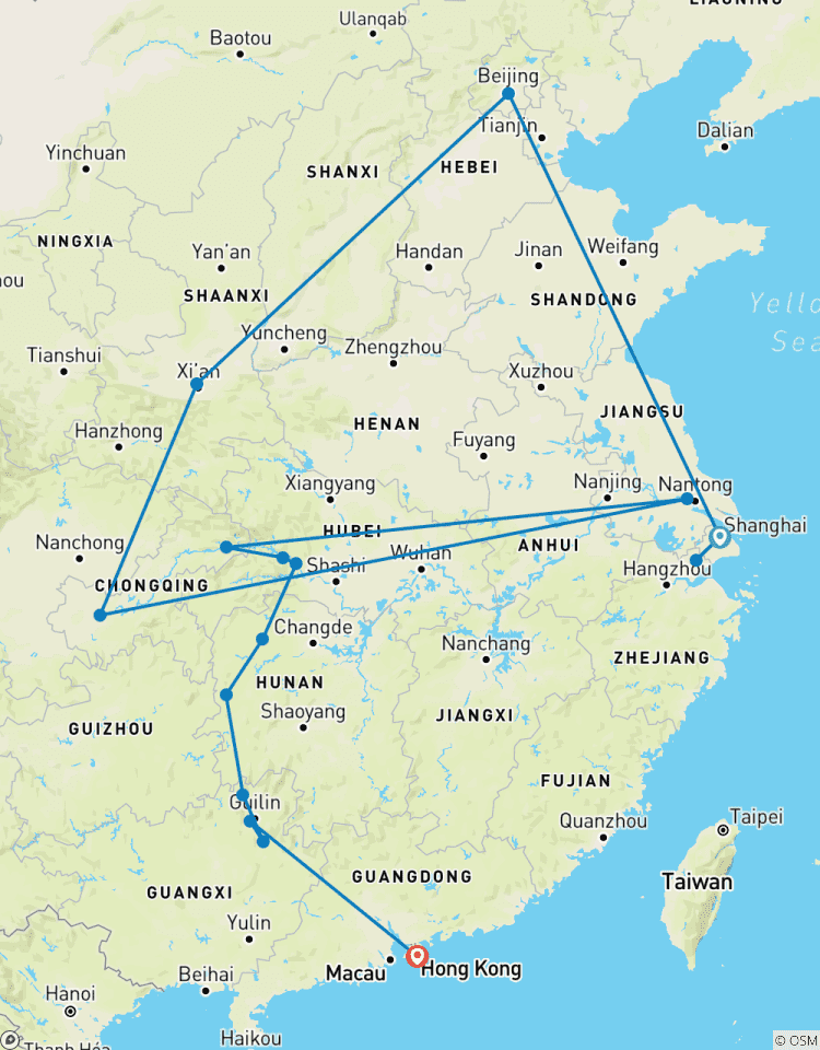 La diversité de la Chine et l\'effervescence de Hong Kong circuit