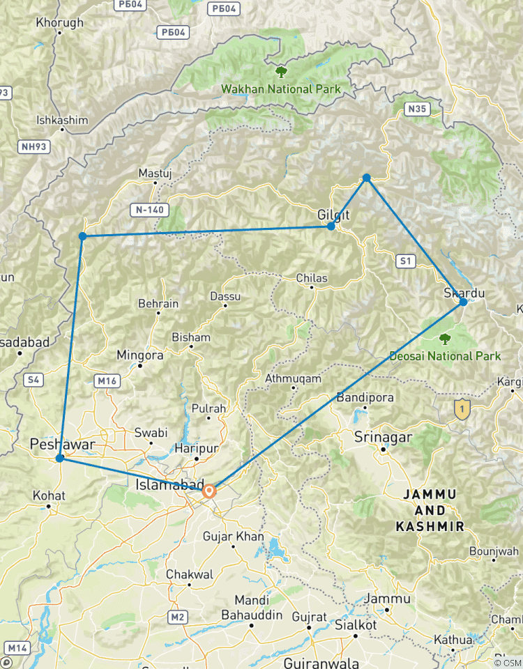 Circuito Viaje a Pakistán en 23 días: Cultura, Patrimonio y Montañas