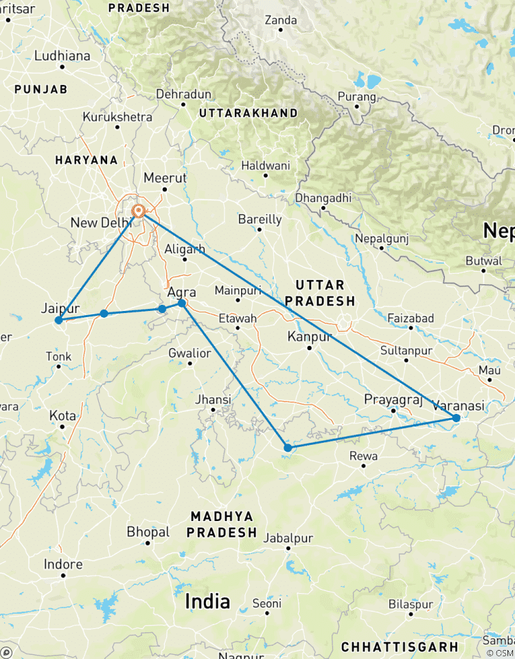 Private 10-Day Golden Triangle & Spiritual India Tour with Vande Bharat Train Experience - Delhi • Agra (Taj Mahal) • Jaipur • Khajuraho Temples • Varanasi Ganges Aarti Tour