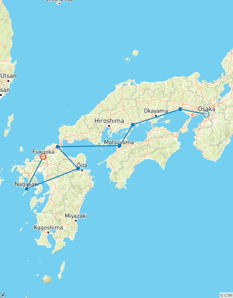 Aventure au Japon : Kyushu et Shikoku circuit