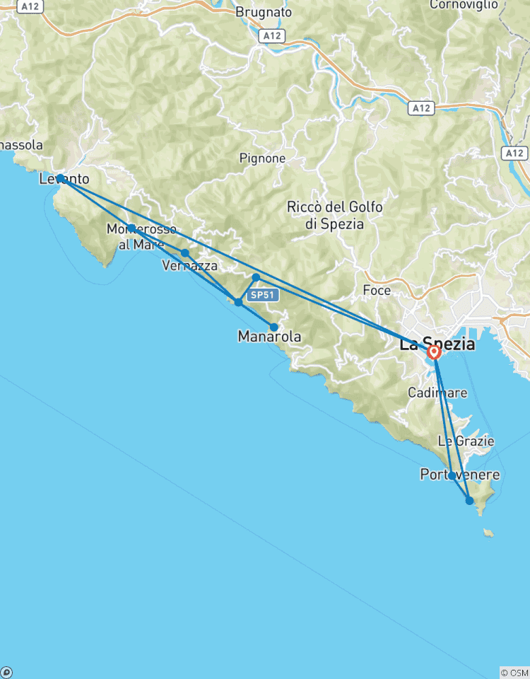 La Spezia & Cinque Terre - 4 days Tour