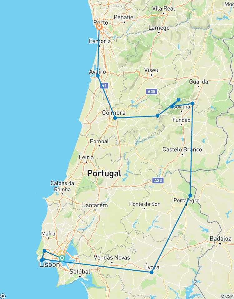 Historic Villages of Portugal Tour