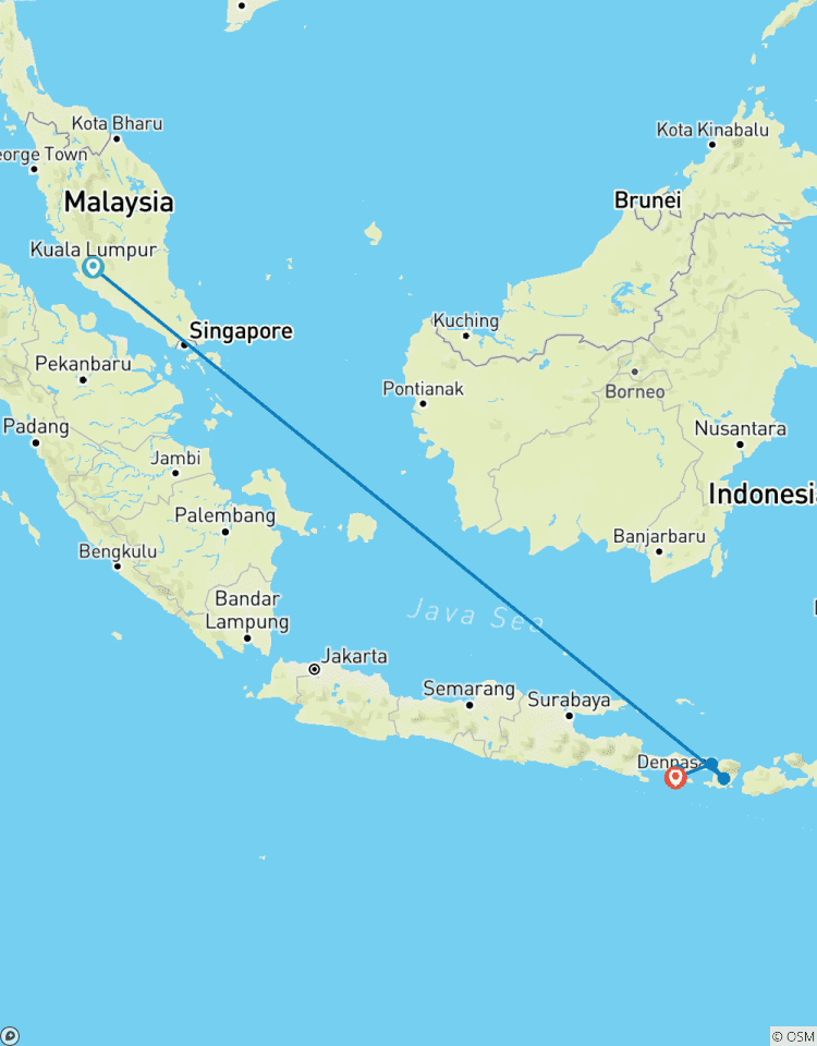 Malaysia - Indonesien Stadt & Strand Traum Rundreise