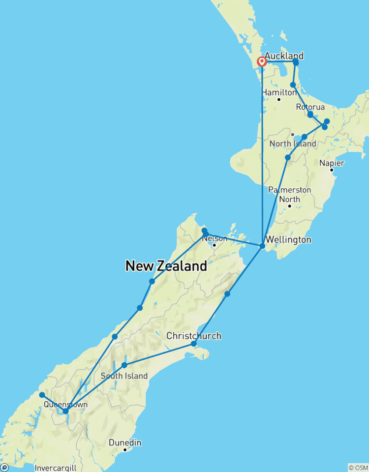 23-Day Kea Adventure: The Ultimate New Zealand North & South Island Loop (Auckland Start) Tour