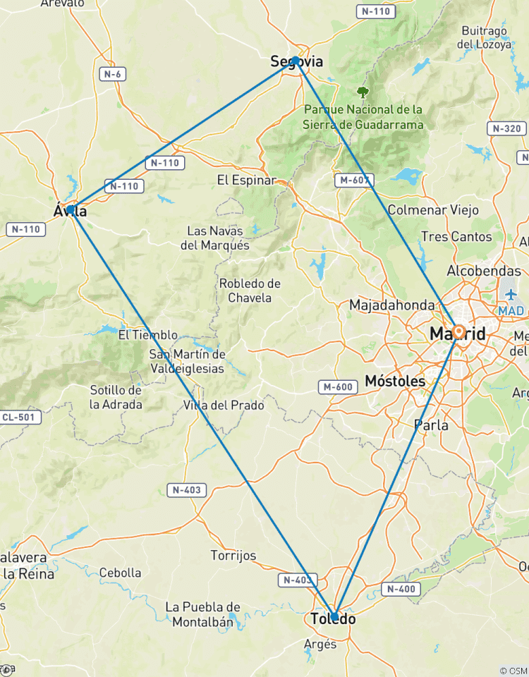 Segovia, Avila and Toledo in 2 days from Madrid Tour