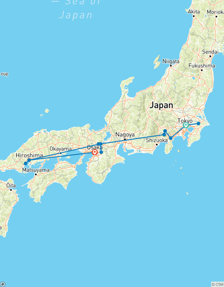 12-daags tijdloos Japan: Tokio, Kyoto, Hiroshima en verder-rondreis