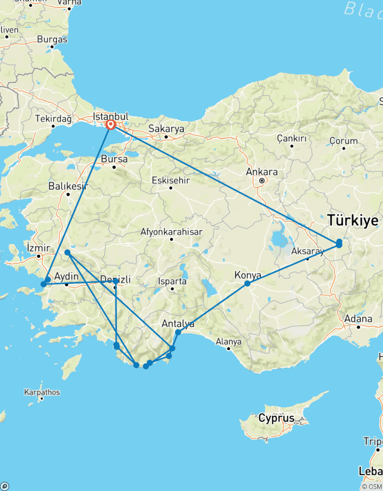 Circuito Tour Privado Premium de 15 Días por TURQUÍA | Navegación en Goleta, Serenidad y Viaje VIP por Carretera | Mayo a Octubre | by ANGELS VACATIONS
