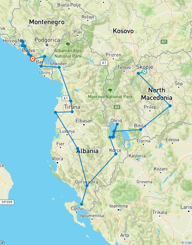 Balkans - 14 jours d\'aventure circuit