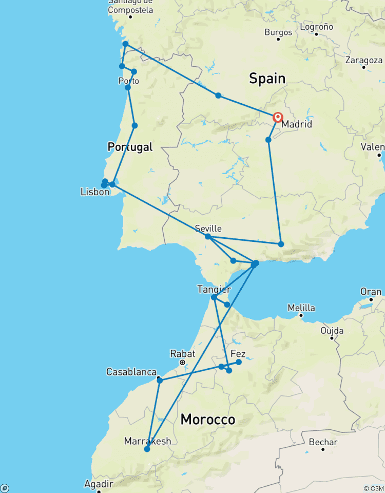 Circuito Clásico España, Portugal y Marruecos - 18 días