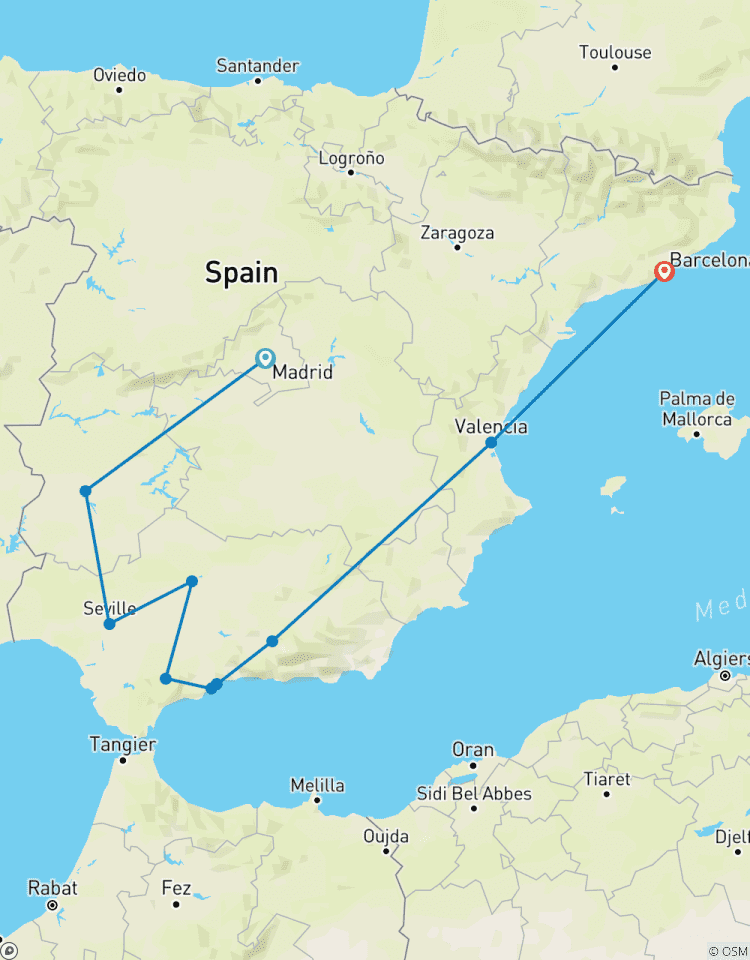 Essence of Espana - 7 days Tour