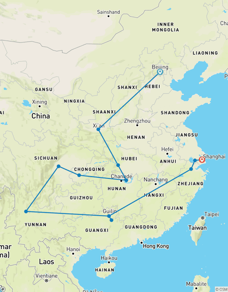 Große Rundreise durch China Rundreise