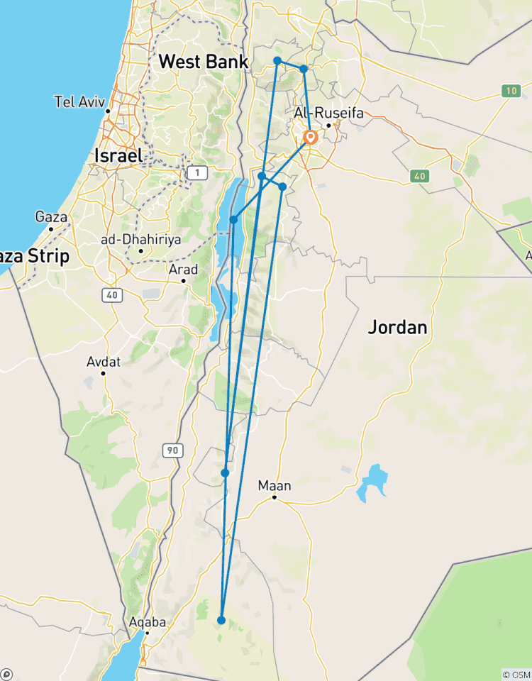 Reise durch Jordanien Rundreise