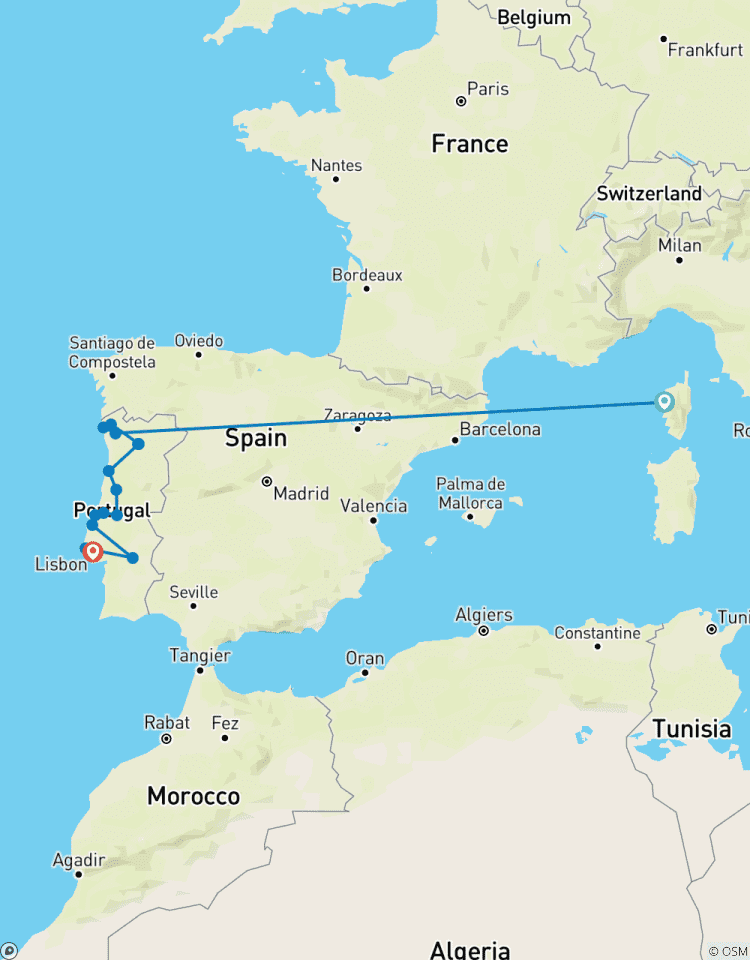 Le Portugal à découvert circuit