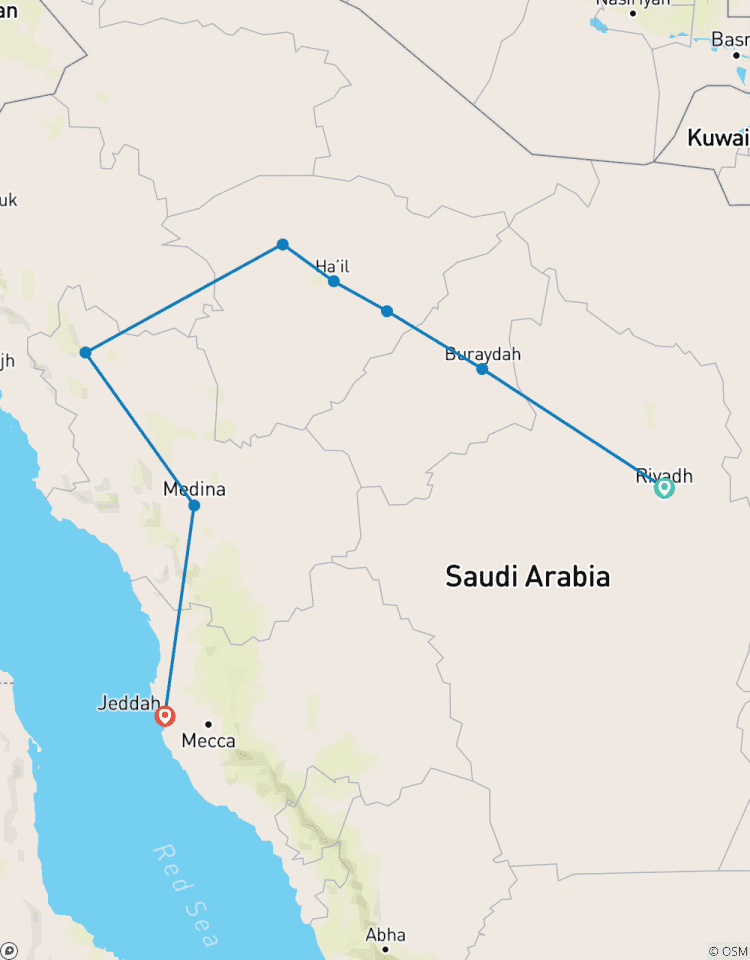 Geheimnisse von Saudi-Arabien Rundreise
