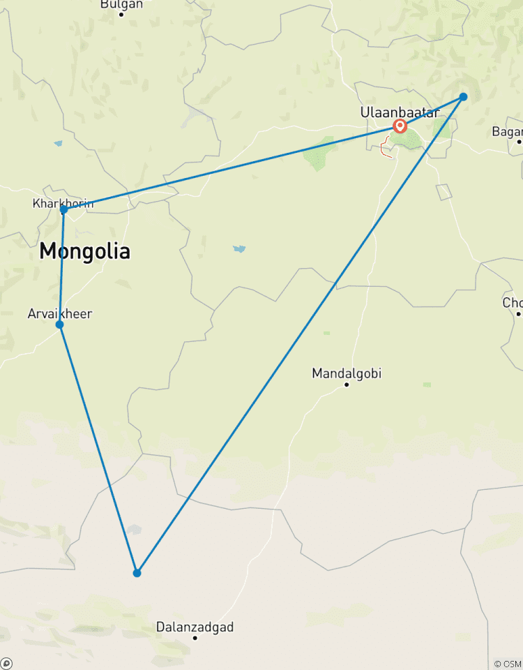 Das Beste der Mongolei Rundreise