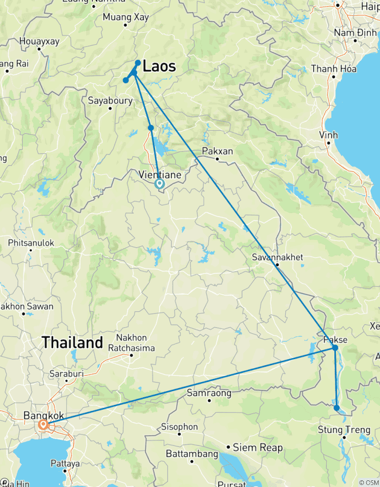 Laos : De la tête aux pieds circuit