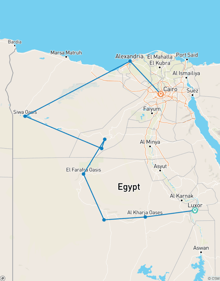 Expédition au Sahara circuit