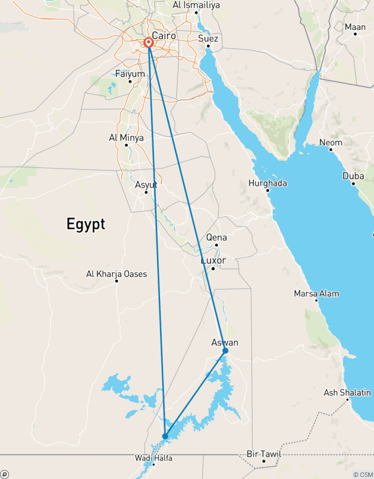 La piste de la Nubie : D\'Assouan à Abou Simbel circuit