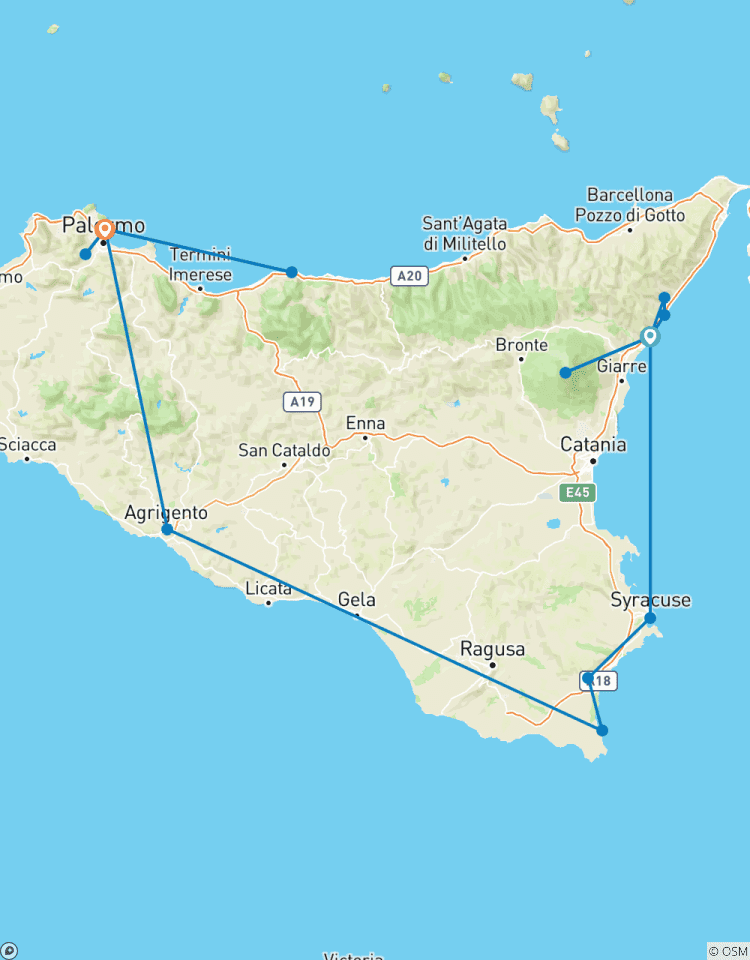 Circuito Pequeño Grupo Secretos Sicilianos Colección Premium - Recorrido Único por Sicilia (máximo 14 pax, monoinglés)